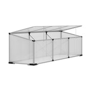 Green Fingers Premium Greenhouse 180x50x50CM Cold Frame Plant Grow Aluminium Polycarbonate Green House