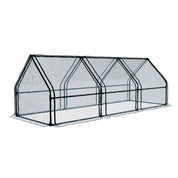 Green Fingers Premium Greenhouse 2.7x0.9x0.9M Mini Green House Raised Garden Bed Planter Box