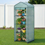Green Fingers Premium Greenhouse 4 Tiers Mini Green House Garden Bed 1.6x0.7x0.5M