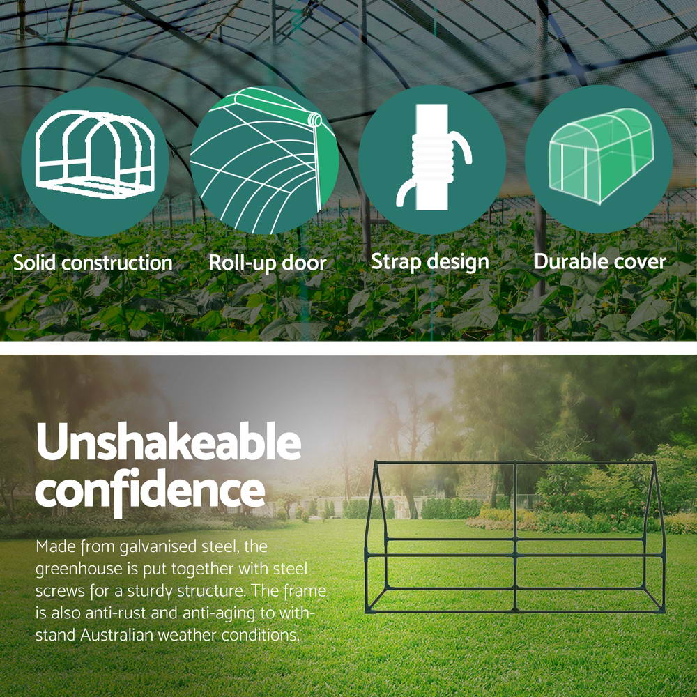 Greenfingers Premium Greenhouse 1.8x0.9x0.9M Mini Green House Raised Garden Bed Planter Box