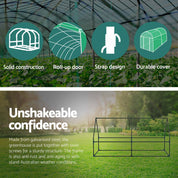 Greenfingers Premium Greenhouse 1.8x0.9x0.9M Mini Green House Raised Garden Bed Planter Box