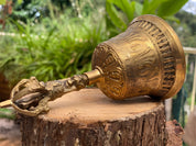 brass ritual bell handmade