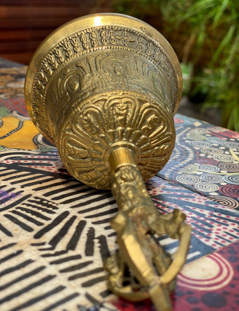 handmade brass bell for meditation