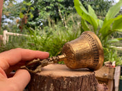 15cm tall brass ritual bell