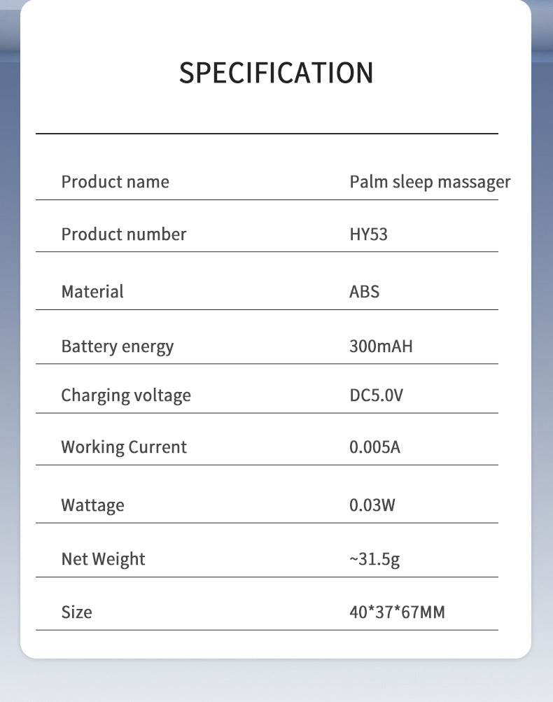 Handheld Microcurrent Premium Sleep Aid Device - USB Rechargeable Pulse Massager for Relaxation & Deep Sleep(green)