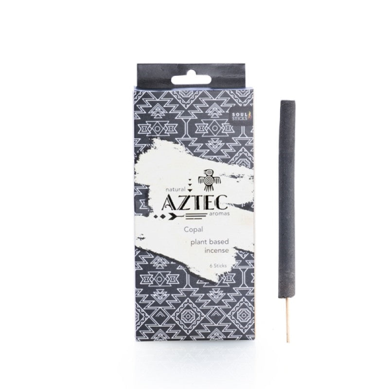 copal handmade incense stick in black box