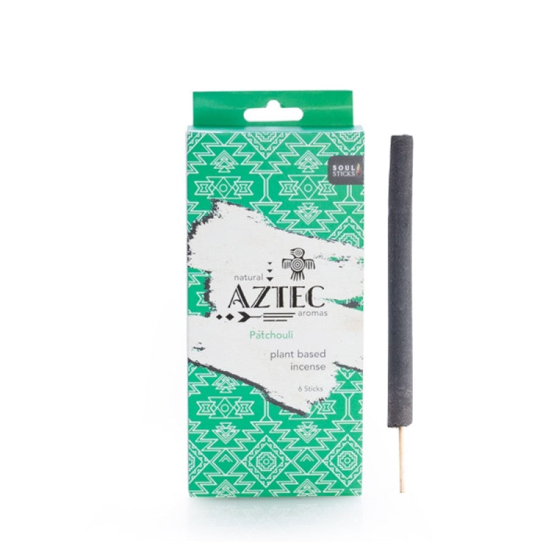 patchouli handmade incense sticks in green box