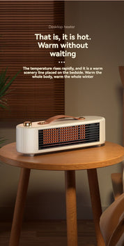 Hot - selling Desktop Heater: Instant Warmth, Energy - Saving & Quiet | Free Shipping