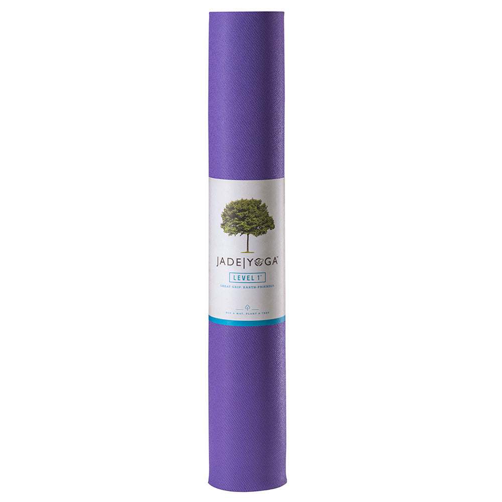 Jade Yoga Level One Mat - Classic Purple - Sports & Fitness > Exercise Gym & Fitness > Yoga & Pilates