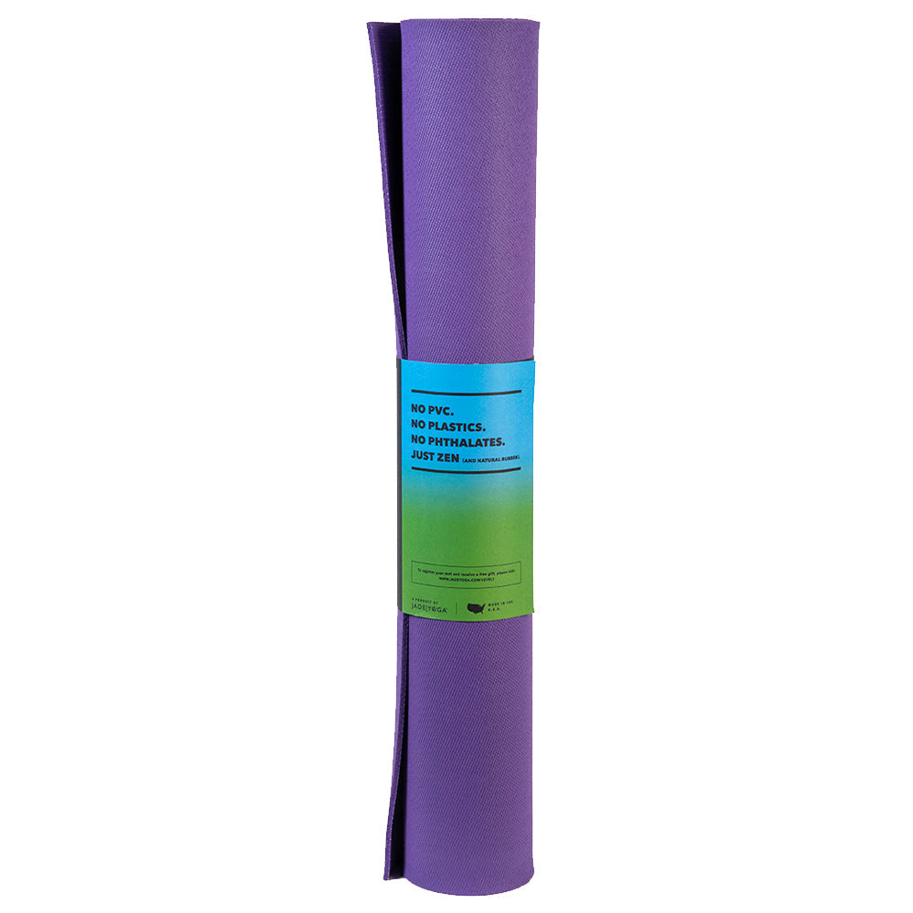 Jade Yoga Level One Mat - Classic Purple - Sports & Fitness > Exercise Gym & Fitness > Yoga & Pilates
