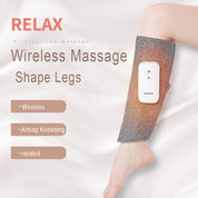 Leg Therapeutic Massager Heated Air Compression Foot Massage Calf Circulation Muscles Relax