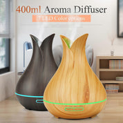 Light Wood Aroma Humidifier, Ultrasonic Air Mist Diffuser
