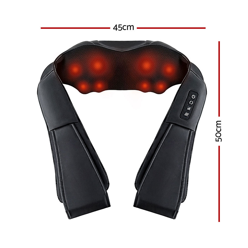 Livemor 8 Massage Nodes Neck Therapeutic Massager Heated