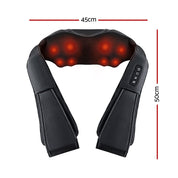 Livemor 8 Massage Nodes Neck Therapeutic Massager Heated