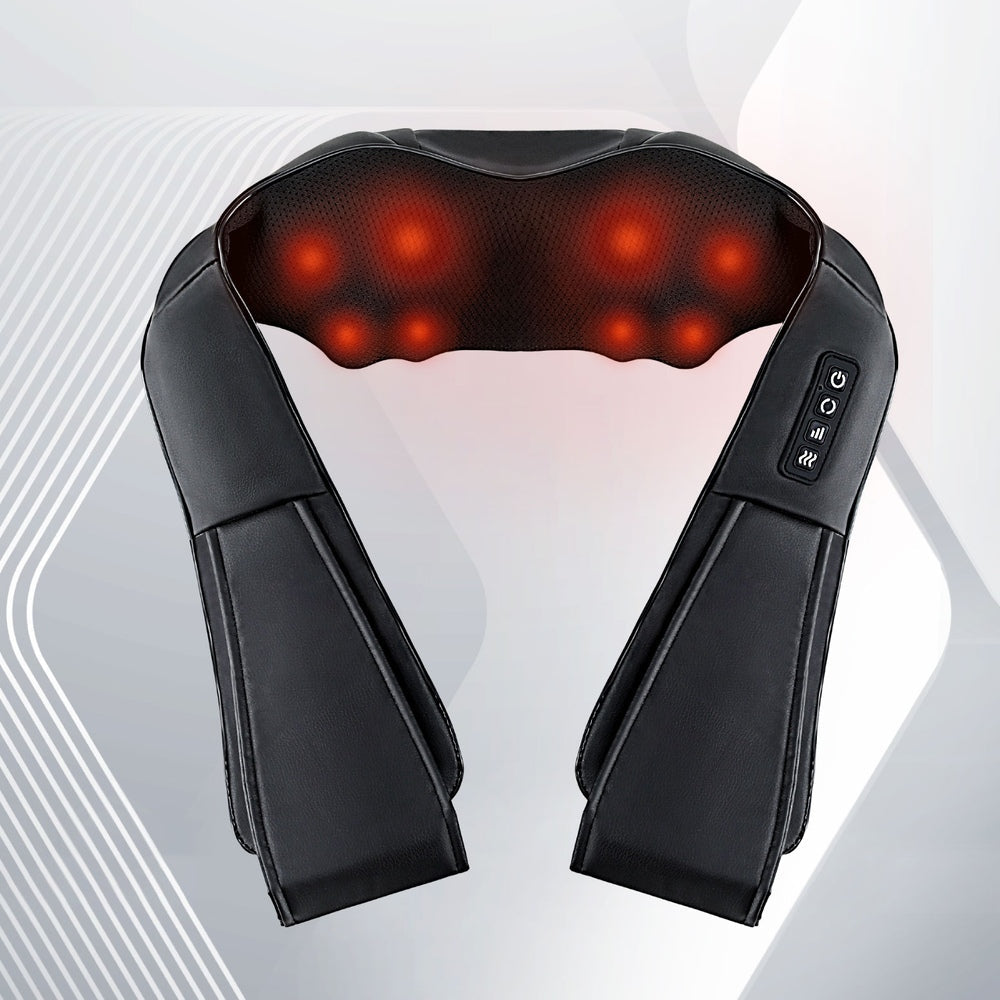 Livemor 8 Massage Nodes Neck Therapeutic Massager Heated