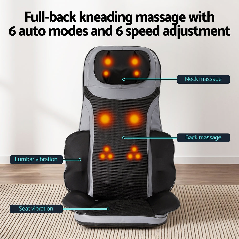 Livemor 8-nodes Full Back Massage Premium Cushion Heating Massage Seats