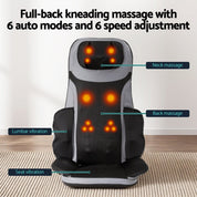 Livemor 8-nodes Full Back Massage Premium Cushion Heating Massage Seats