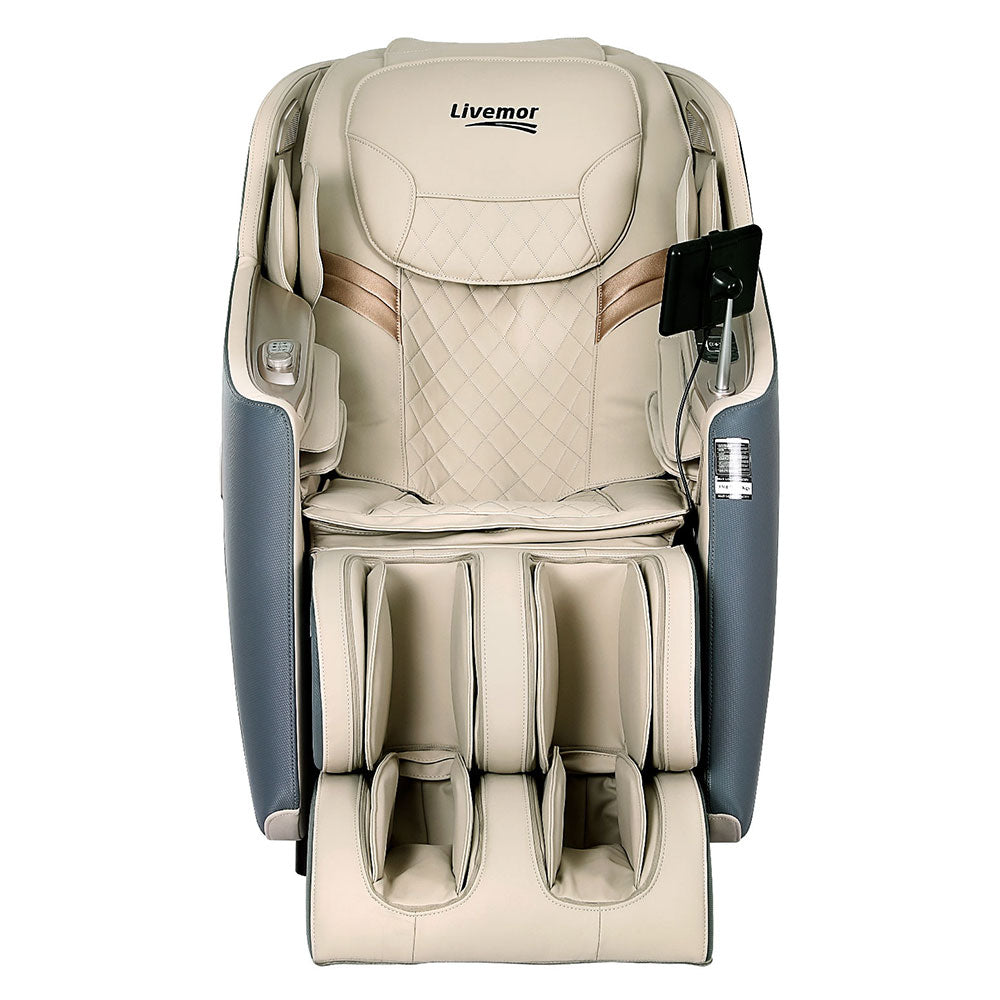 Livemor Massage Chair Electric Recliner Home Therapeutic Massager 3D Opal