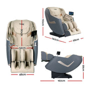 Livemor Massage Chair Electric Recliner Home Therapeutic Massager 3D Opal