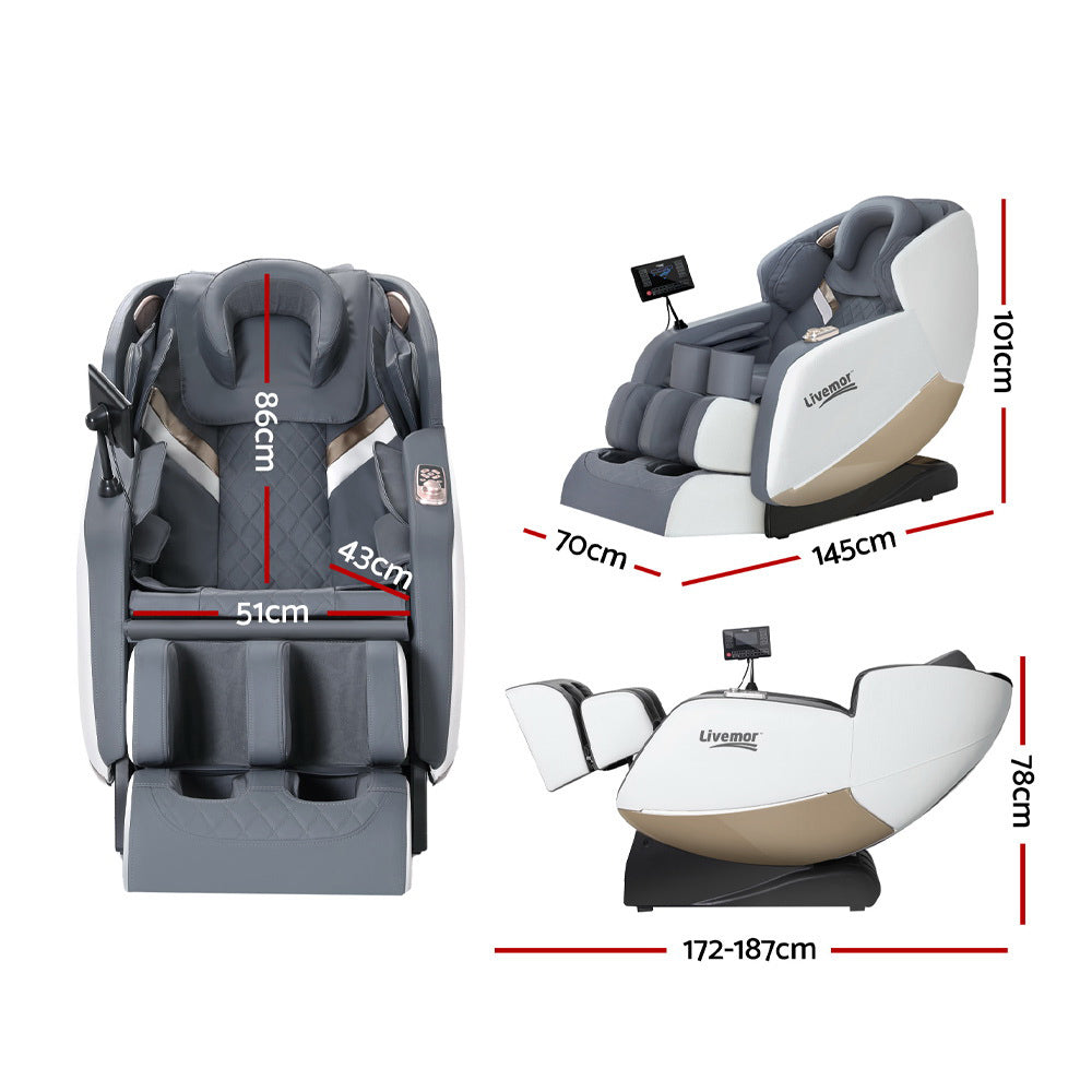 Livemor Massage Chair Electric Recliner Home Therapeutic Massager Beryl