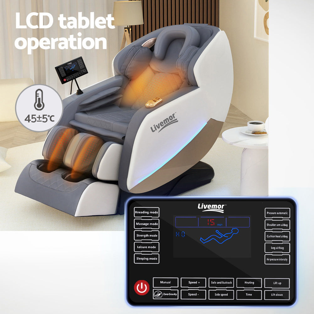 Livemor Massage Chair Electric Recliner Home Therapeutic Massager Beryl