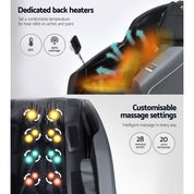 Livemor Massage Chair Electric Recliner Therapeutic Massager Vedriti
