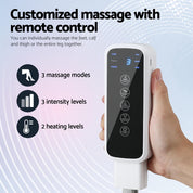 Livemor Therapeutic Foot Massager Leg Knee Massager with Air Compression 3 Massage Modes Heating
