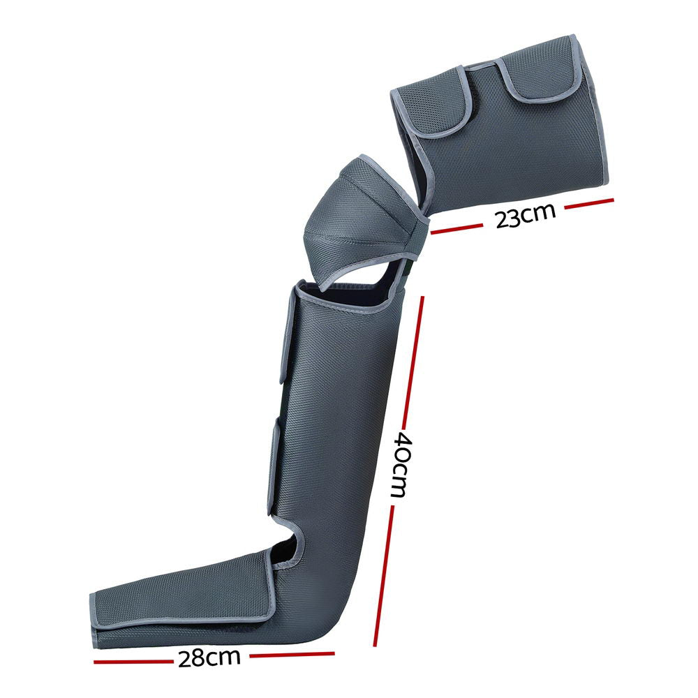 Livemor Therapeutic Foot Massager Leg Knee Massager with Air Compression 3 Massage Modes Heating
