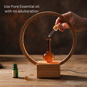 LUNA (Nebuliser + Ringlight) - Waterless Diffuser | Essential oil Burner | Aromatherapy| Home Fragrance - Appliances >
