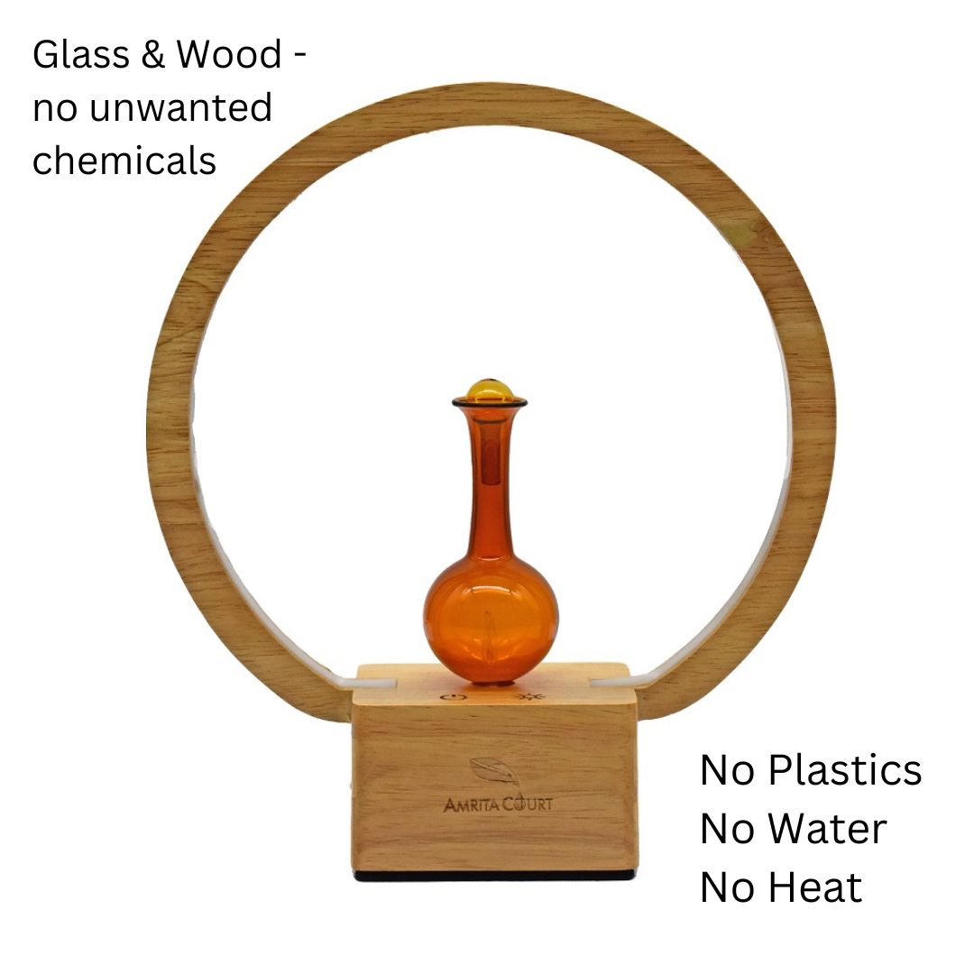 LUNA (Nebuliser + Ringlight) - Waterless Diffuser | Essential oil Burner | Aromatherapy| Home Fragrance - Appliances >