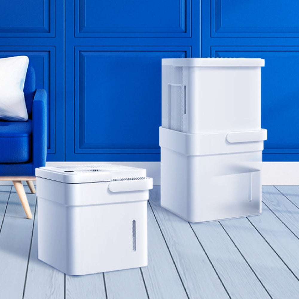 Midea Cube dehumidifier with smart wi-fi 12L tank for up to 20L per day dehumidification MDDM20 - Appliances > Aroma
