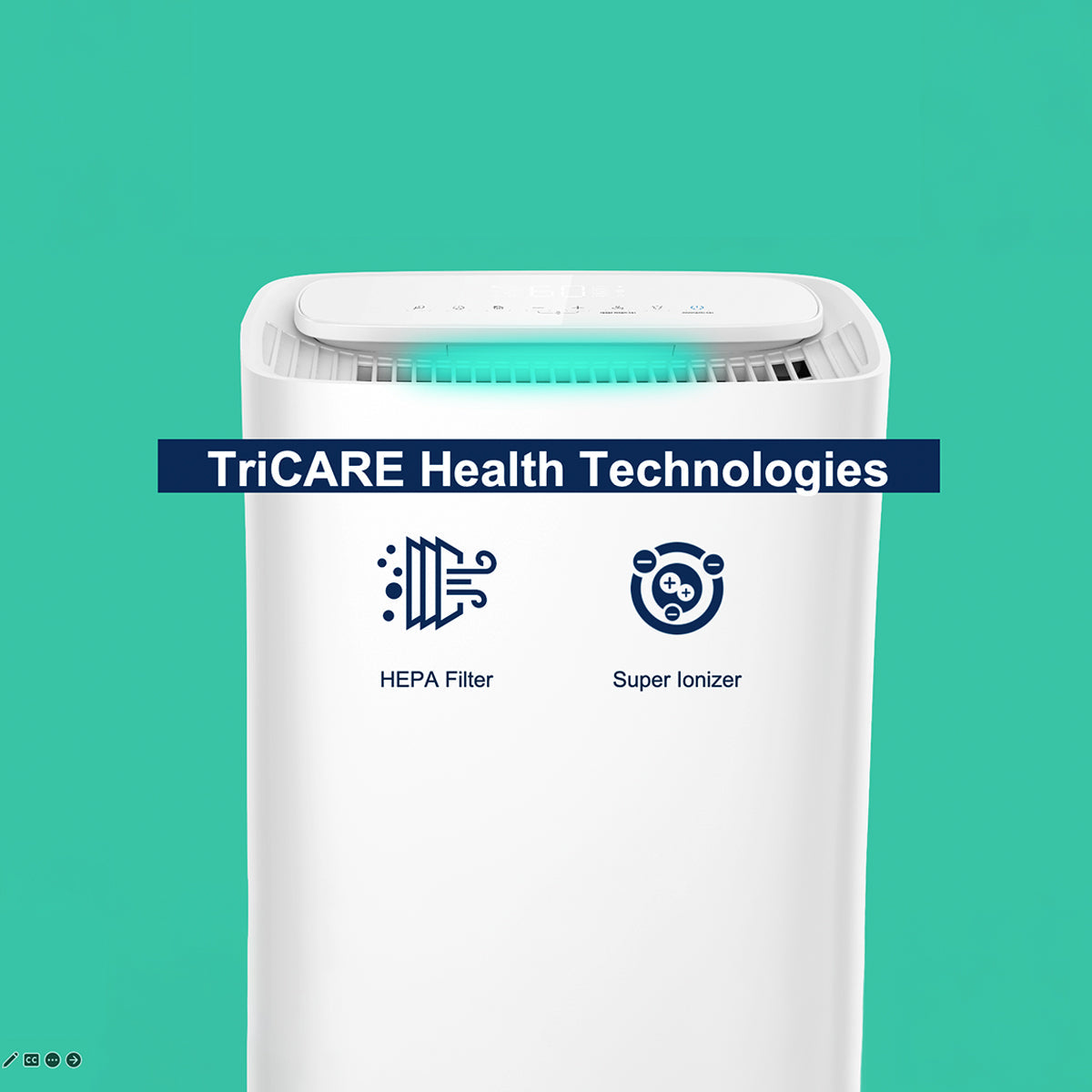 Midea FreshDry Dehumidifier Air Purifier 12L/Day with HEPA Filter Low Noise - Appliances > Aroma Diffusers &