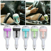 Mini Car Air Humidifier Essential Oil Diffuser Ultrasonic Aroma Mist Purifier - Pink - Appliances > Aroma Diffusers &