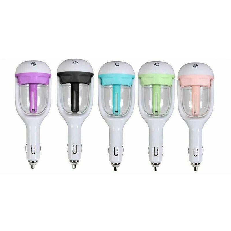 Mini Car Air Humidifier Essential Oil Diffuser Ultrasonic Aroma Mist Purifier - Green - Appliances > Aroma Diffusers &