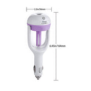 Mini Car Air Humidifier Essential Oil Diffuser Ultrasonic Aroma Mist Purifier - Pink - Appliances > Aroma Diffusers &