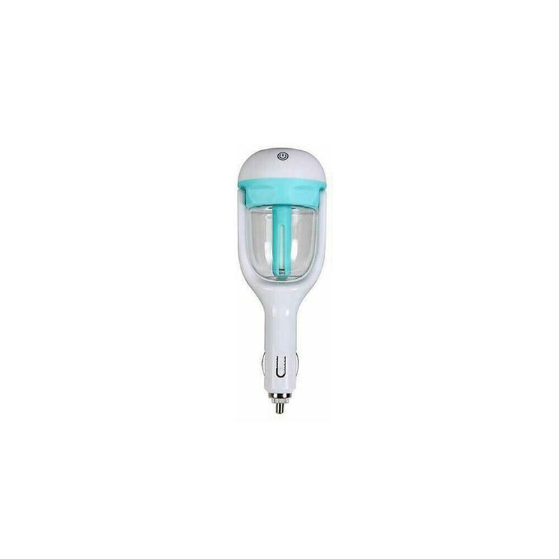 Mini Car Air Humidifier Essential Oil Diffuser Ultrasonic Aroma Mist Purifier - Black - Appliances > Aroma Diffusers &