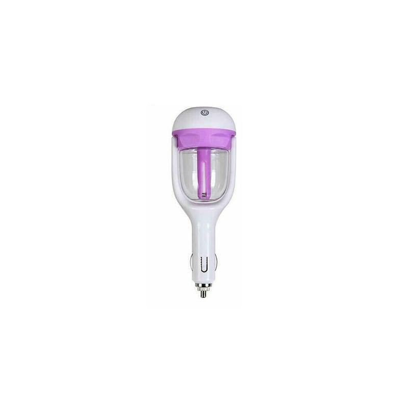 Mini Car Air Humidifier Essential Oil Diffuser Ultrasonic Aroma Mist Purifier - Green - Appliances > Aroma Diffusers &