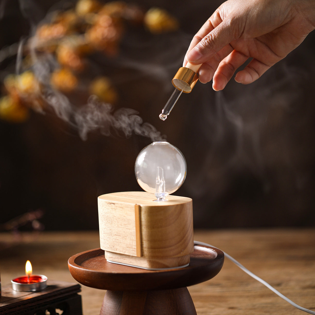 Mini Orb Nebuliser - Waterless Diffuser | Essential oil Burner | Aromatherapy | Home Fragrance - Appliances > Aroma