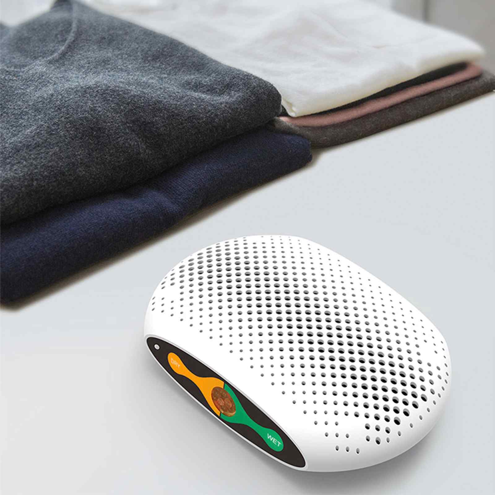 MyGenie Compact Reusable Dehumidifier Moisture Extractor Compact Portable White - Appliances > Aroma Diffusers &