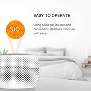 MyGenie Compact Reusable Dehumidifier Moisture Extractor Compact Portable White - Appliances > Aroma Diffusers &