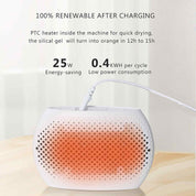 MyGenie Compact Reusable Dehumidifier Moisture Extractor Compact Portable White - Appliances > Aroma Diffusers &