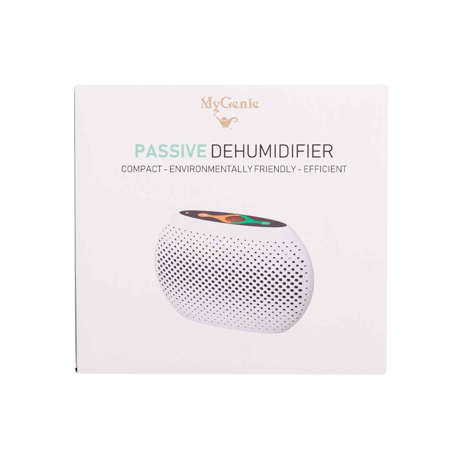 MyGenie Compact Reusable Dehumidifier Moisture Extractor Compact Portable White - Appliances > Aroma Diffusers &