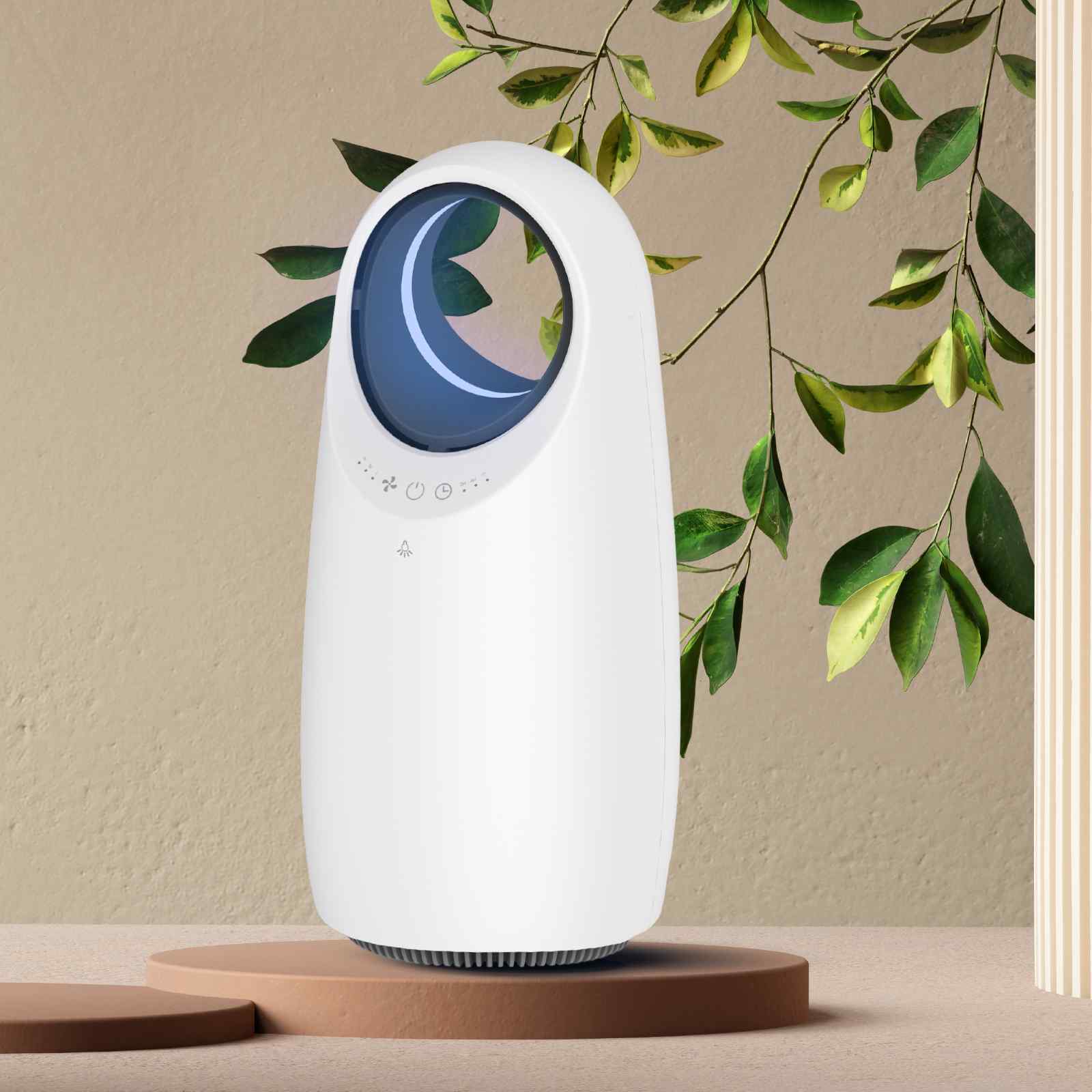 MyGenie Ultra Quiet Eco Flow Air Purifier WI-FI Control HEPA Filter White - Appliances > Aroma Diffusers & Humidifiers