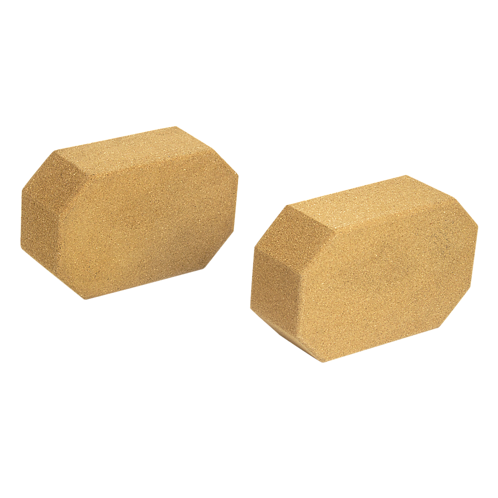 Natural Cork Octagon Yoga Blocks Brick Exercise 2 pcs Set Eco Non-Slip - Sports & Fitness > Exercise Gym & Fitness >