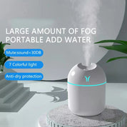 NNEOBA 250ML Mini Aroma Oil Diffuser & Humidifier with LED Night Lamp