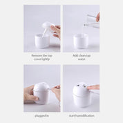 NNEOBA 250ML Mini Aroma Oil Premium Diffuser & Humidifier with LED Night Lamp