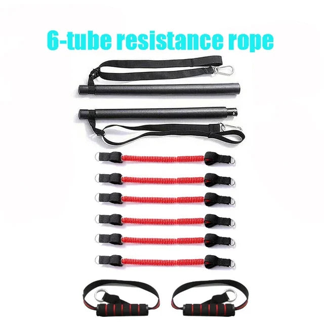 NNEOBA Premium Yoga Resistance Bands Pilates Stick