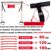 NNEOBA Premium Yoga Resistance Bands Pilates Stick