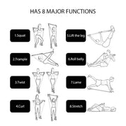 NNEOBA Premium Yoga Resistance Bands Pilates Stick