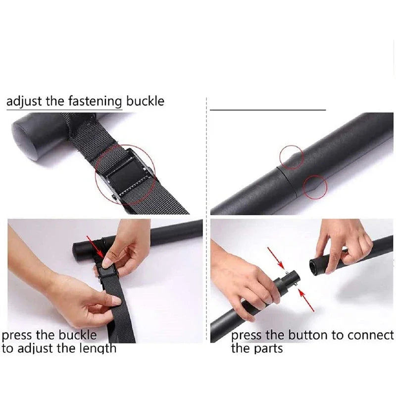 NNEOBA Premium Yoga Resistance Bands Pilates Stick